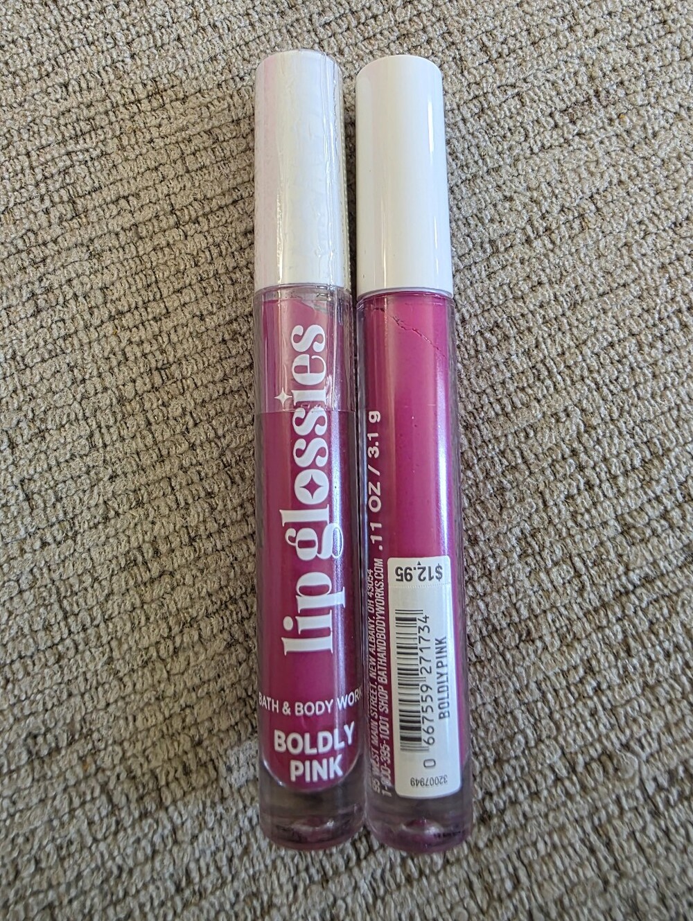 NEW Bath & Body Works Boldly Pink Lip Glossies